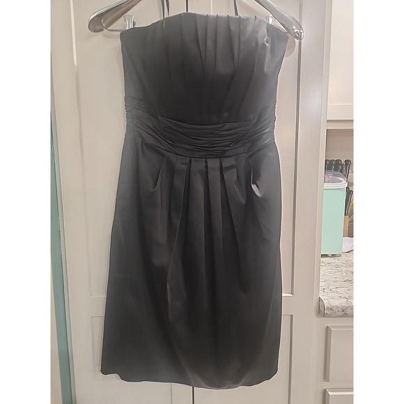 White House Black Market Dresses & Skirts - NWT WHITE HOUSE BLACK MARKET Black Cocktail Evening Dress Convertible Strap Sz 2